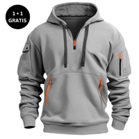 Max - Kapuzenpullover in Hellgrau