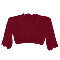 Bonnie - Dirndlbluse im modernen Look in Rot