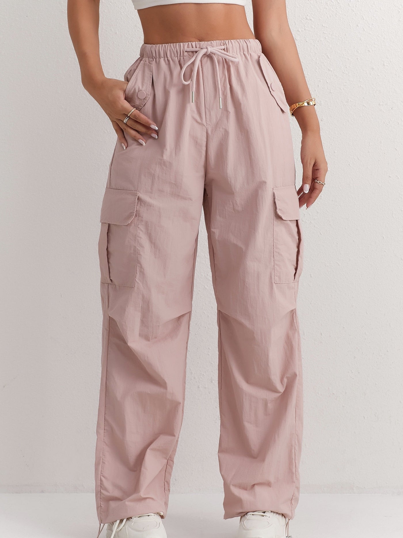 Berenice® | Stilvolle und bequeme rosa Cargohose für Damen