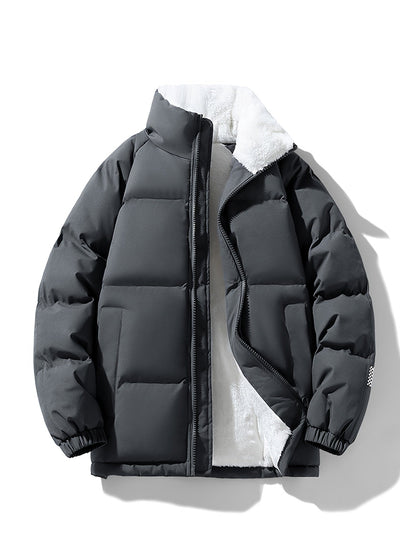 Stilvolle Warme Fleece Puffer Winterjacke für Damen | Ideal für den Winter