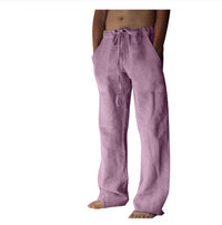 Nils | Modische dünne Freizeithose in Lila