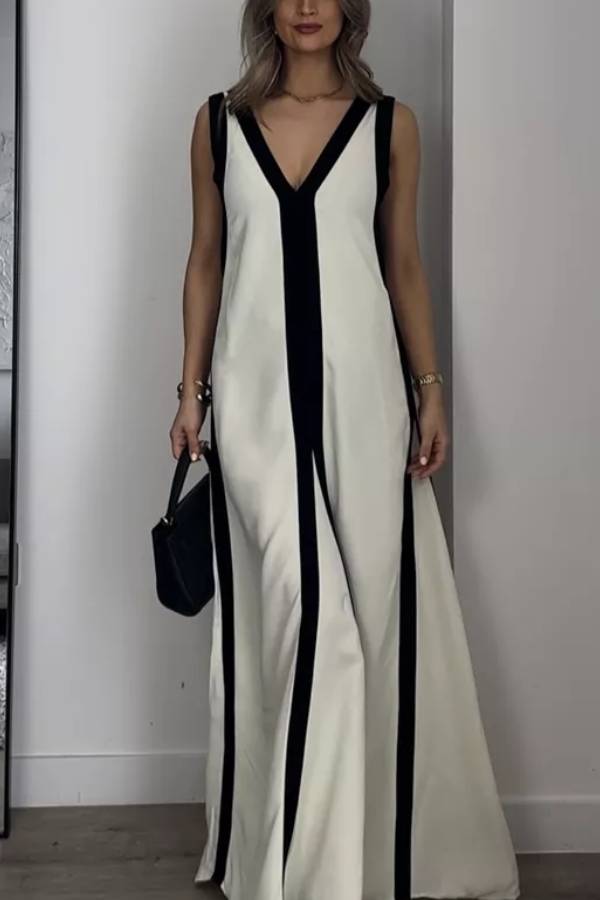 Lorelei | Reversibles Maxikleid im eleganten Stil