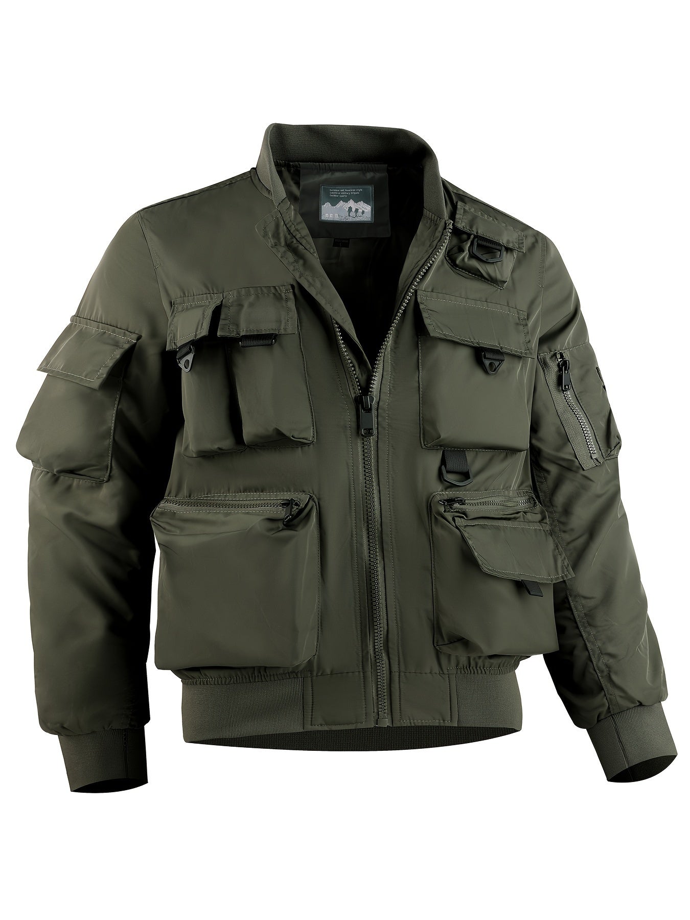 Taktische Mehrfach-Taschen Cargo Windbreaker Outdoor Jacke für Herren | Perfekt für Outdoor-Aktivitäten