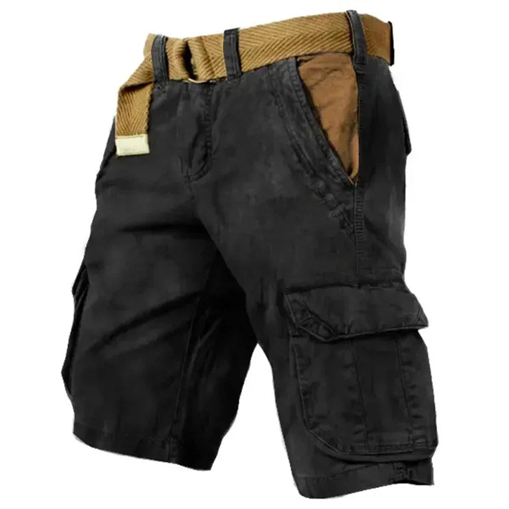 Roland | Herren Cargo Shorts aus Baumwolle mit Praktischen Cargotaschen