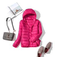 Celestiney - Superleichte Damenjacke in Rosa rot