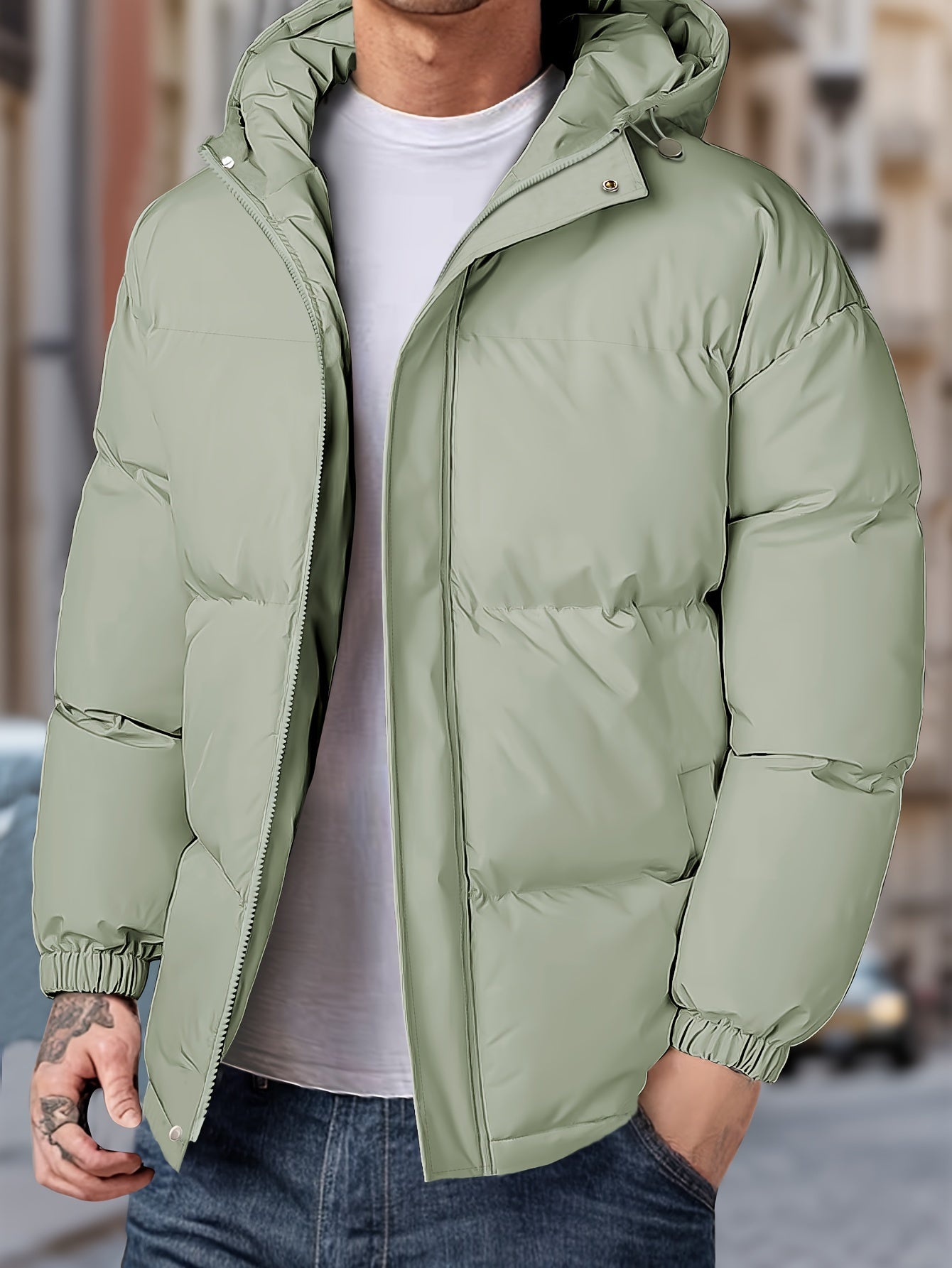 Warme Mit Kapuze Winterjacke für Herren | Ideal für den Winter