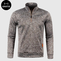 DALTON - bequemer und eleganter Pullover in Braun