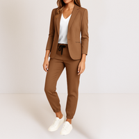 Daizy | Eleganter Zweiteiler-Anzug in Braun