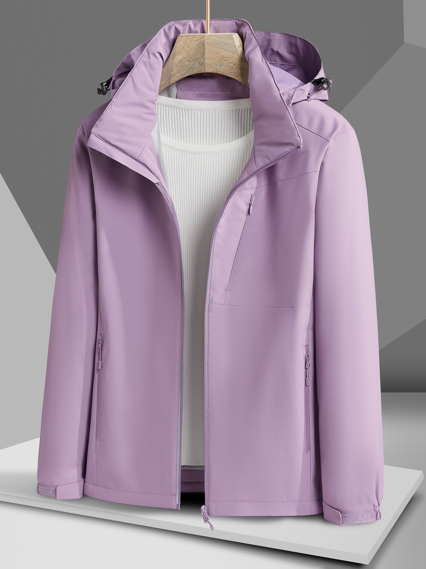 Wasserdichte Hooded Winterjacke mit Polar Fleece für Damen | Ideal für den Winter