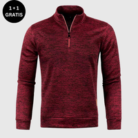 DALTON - bequemer und eleganter Pullover in Rot