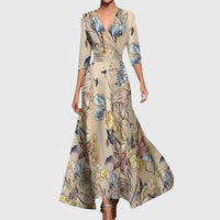 Leila | Elegantes Kleid in Champagner