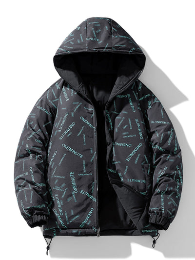 Warme Lässige Wendbare Gepolsterte Winterjacke für Herren | Ideal für den Winter