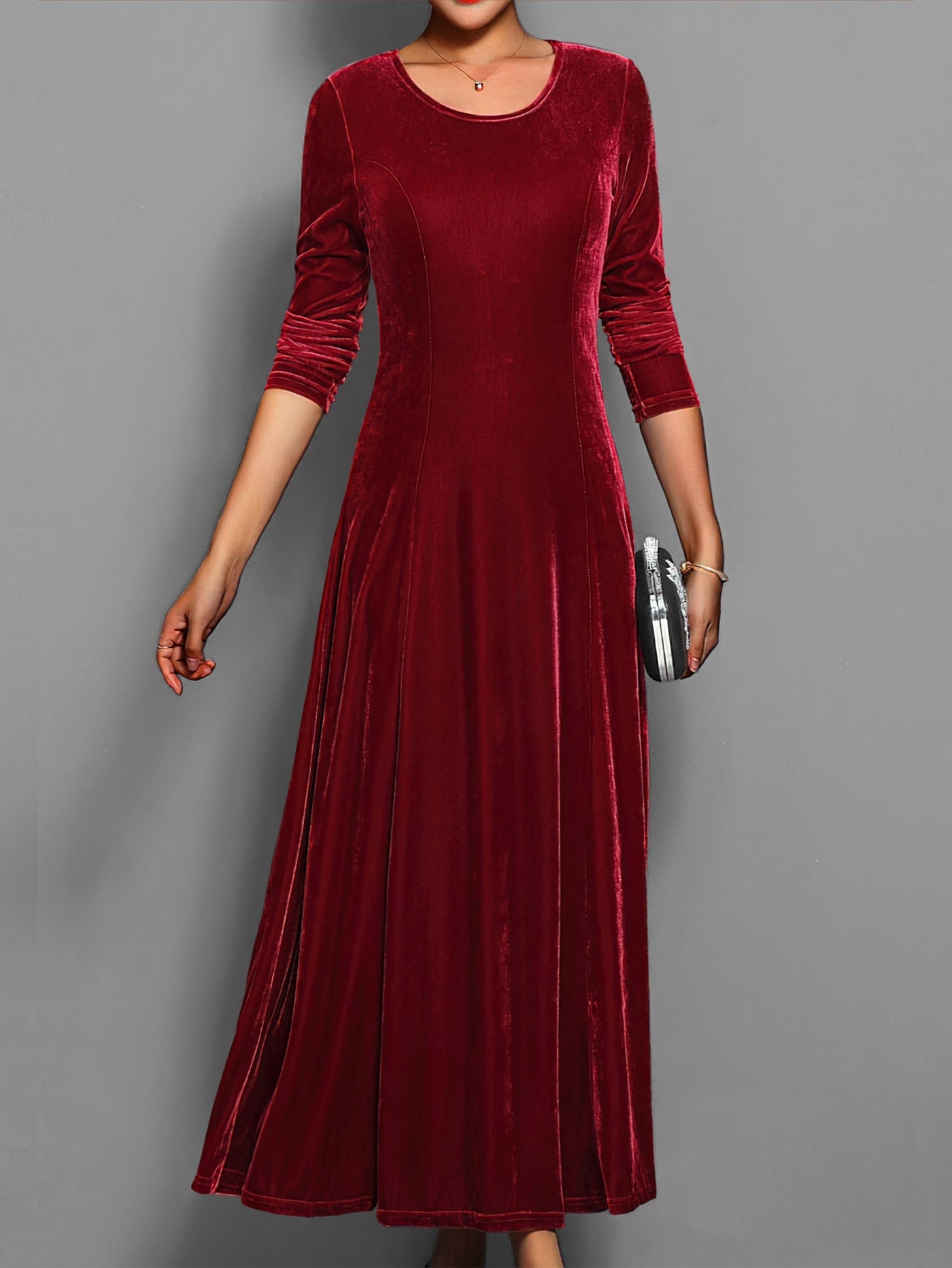 Elsa - Elegant Midi Kleid für Frauen