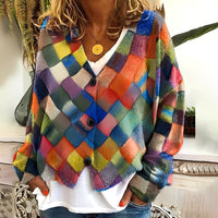 Nydia - Komfortabler und warmer Pullover in Orange