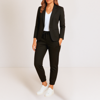 Daizy | Eleganter Zweiteiler-Anzug in Schwarz