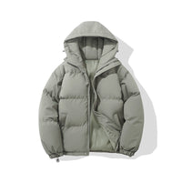 Felisha - Bequeme Kapuzenjacke in Hellgrau