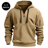 Max - Kapuzenpullover in Khaki
