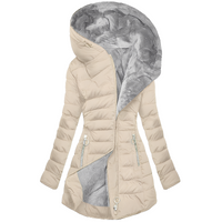 Jasmine - Modische Kapuzenjacke in Beige