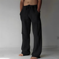 Martin - Komfortable Hose mit Zugband in Schwarz