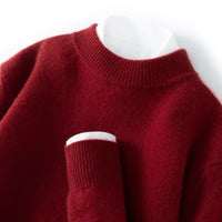 Wayne - Bequemer und warmer Pullover in Rot