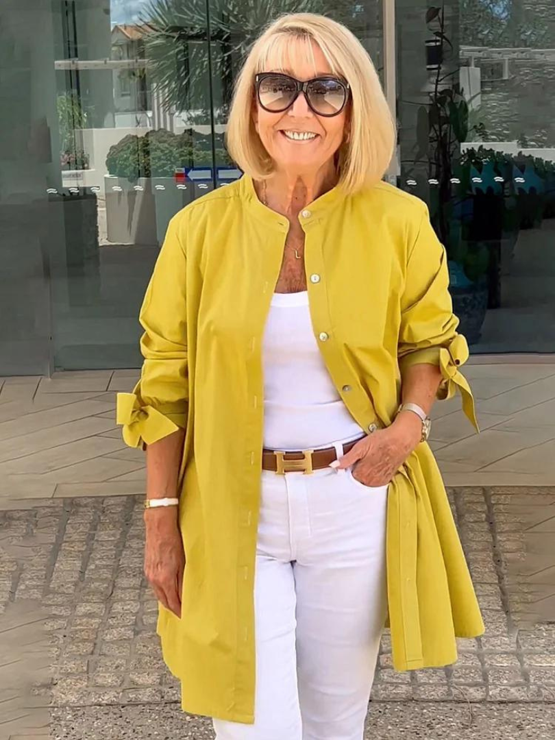 Brokden® | Trendige lange Bluse