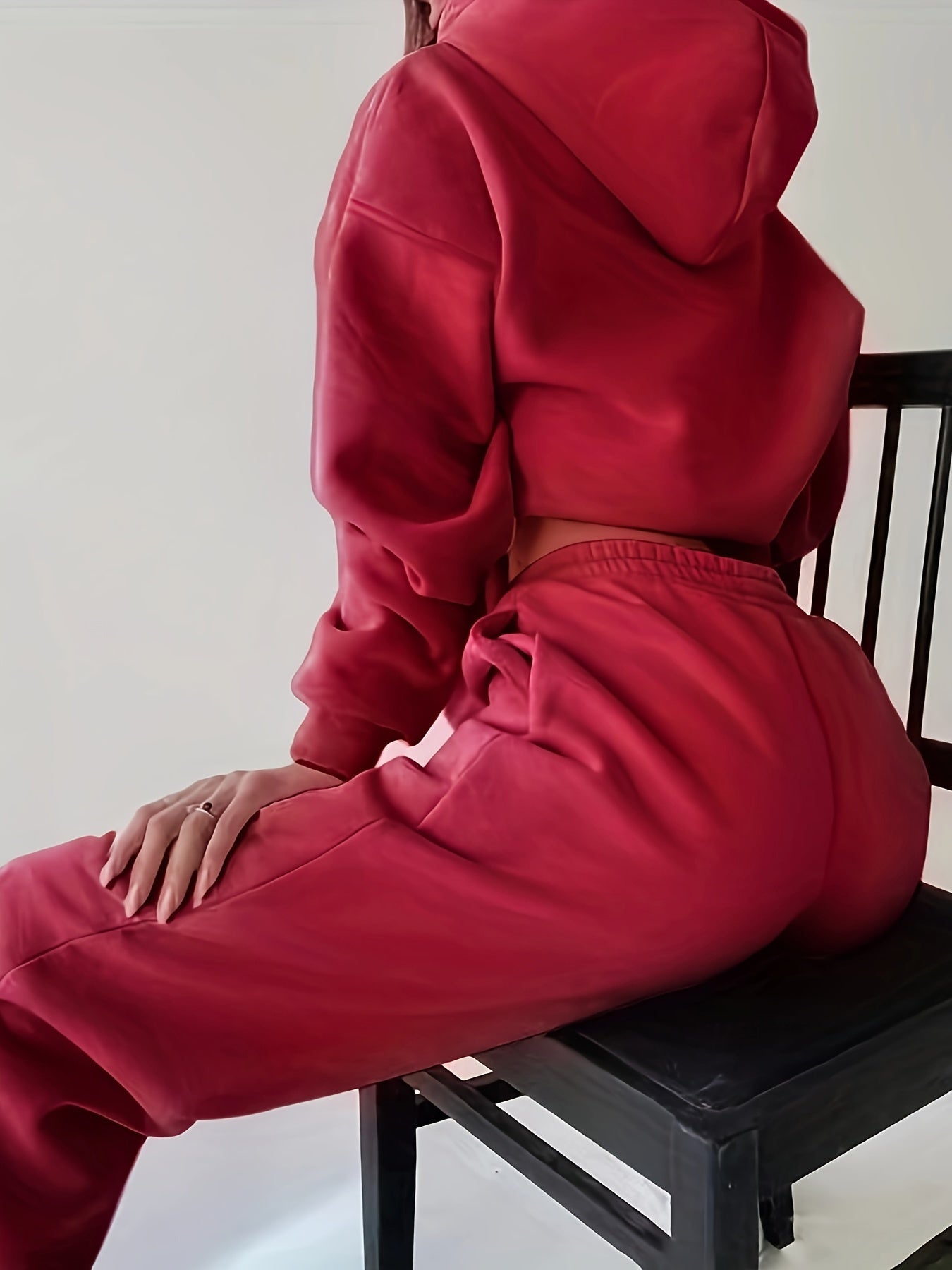 Damen Freizeit-Kapuzenpullover und Jogginghosen mit Elastischem Bund | Ideal für Active Wear