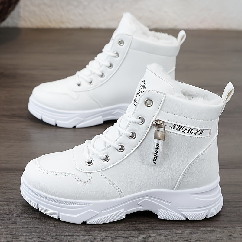 Sandra - Modische Festliche Winter-Sneakern für Damen