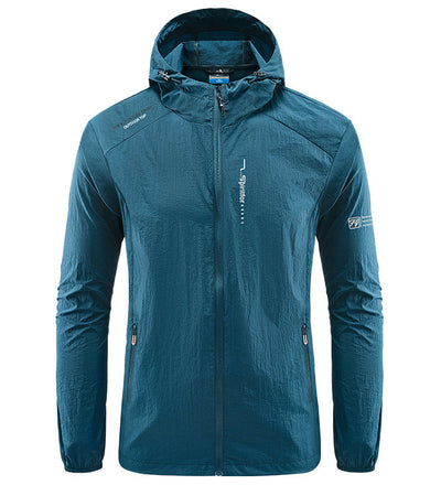 Herren Warme Dünne Softshelljacke mit Kapuze | Ideal für den Winter