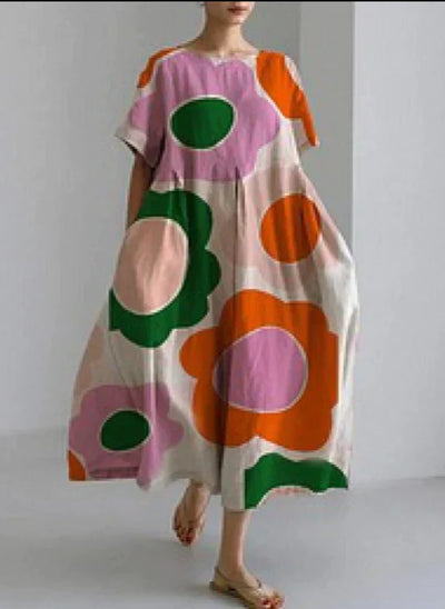 Fortunata® | Lockeres Rundhalskleid