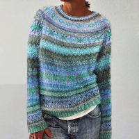 Olivia - Stilvoller und komfortabler Pullover in Blau