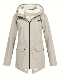 AMELIA - Outdoor-Regenmantel für Damen in Beige