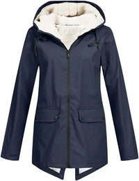 AMELIA - Outdoor-Regenmantel für Damen in Dunkelblau