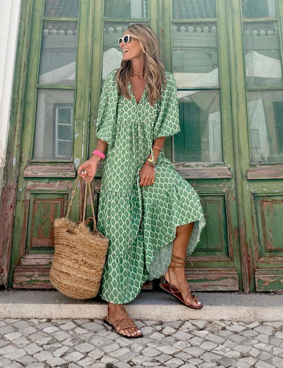 Langes Böhmisches Kleid für Damen