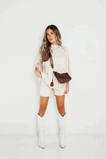 Fudus | Lässiges Streetwear Satz (oberteil + Shorts)