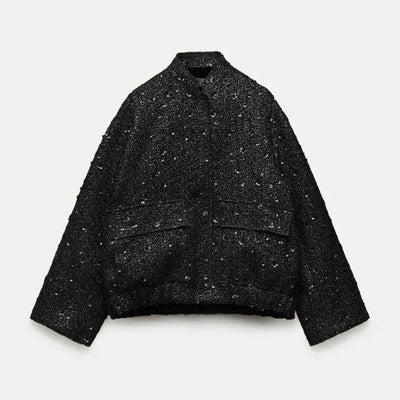 Heilena | Trendy Pailletten-Jacke für Frauen