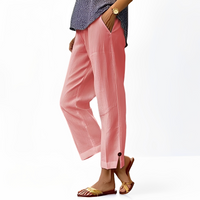 Kassia - Hose mit lockerer Passform in Rosa