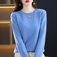 Erica - Klassischer und behaglicher Pullover in Blau