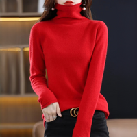 Akainu - Angenehmer Rollkragenpullover in Roo