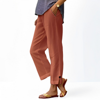 Kassia - Hose mit lockerer Passform in Orange