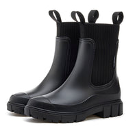 Claire - Bequeme, wasserfeste Stiefel in Schwarz