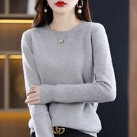 Erica - Klassischer und behaglicher Pullover in Grau