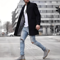 Cordell - Bequemer und stilvoller Mantel in Schwarz