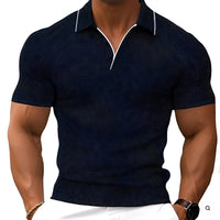 Florence - Polo-Shirt im zeitgemäßen Design in Dunkelblau