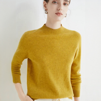 Orie - Bequemer und zeitloser Pullover in Senfgelb