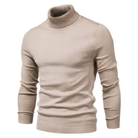 Benedikt - Traditioneller und bequemer Rollkragenpullover in Beige