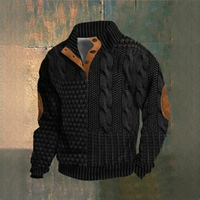 Ronald - Bequemer und warmer Pullover in Schwarz