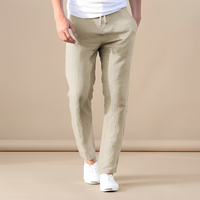 Immanuel - Bequeme Hose mit Kordelzug in Beige