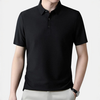 Hugo - Bequemes Poloshirt in Schwarz