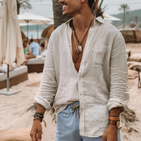 Harlo - Bequemes Langarmshirt in Weiß