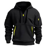 Paxton - Moderner Hoodie in Schwarz